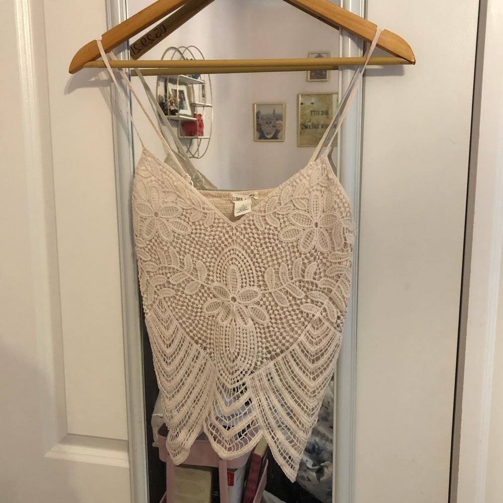 Off white tank top